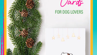 Free Printable Christmas Cards for Dog Lovers