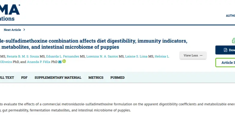 Study into Common Tummy Meds for Puppies