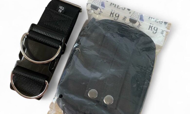 Walker Belt & Purple Carabiner Leads